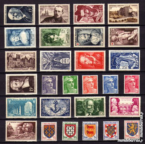 LOT N� 7 - Timbres France NEUFS** 14 La Seyne-sur-Mer (83)