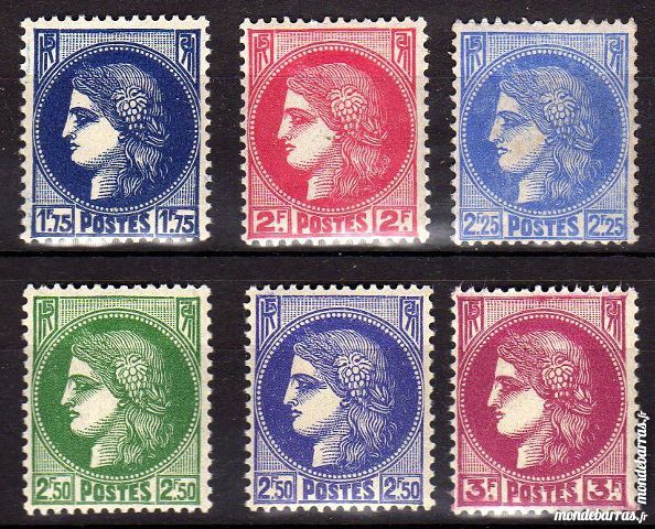 N� 372 � 376 Timbres France NEUFS** 9 La Seyne-sur-Mer (83)