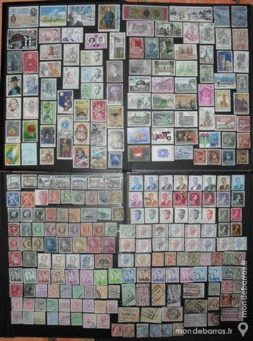 Lot de 261 timbres oblit�r�s de BELGIQUE. 26 Montreuil (93)