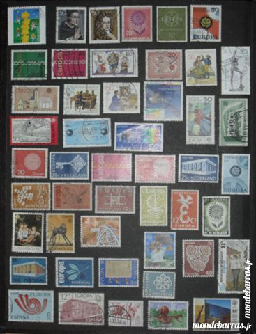 48 timbres oblit�r�s EUROPA non Fran�ais 10 Montreuil (93)
