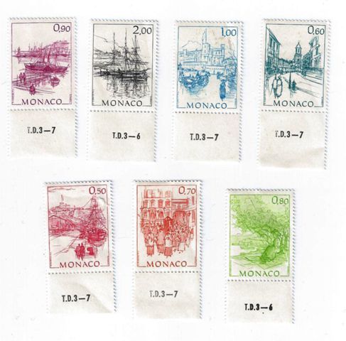 Timbres originaux Monaco 7 Nice (06)