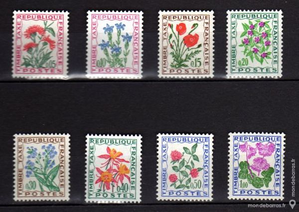 Timbres taxe France N� 95 � 102 NEUFS** 1 La Seyne-sur-Mer (83)