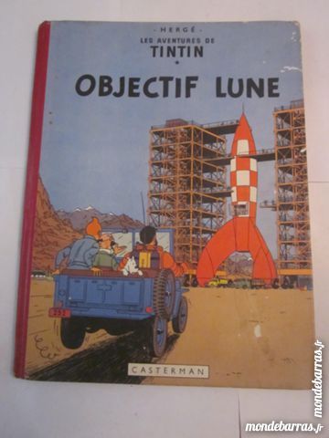 BD E O TINTIN OBJECTIF LUNE 10000 Brest (29)