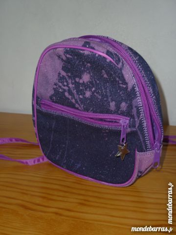 Sac � dos toile paillet�e violet 3 Couternon (21)
