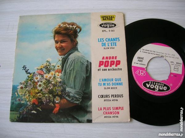 45 TOURS EP Andr� POPP Bossa nova 15 Nantes (44)