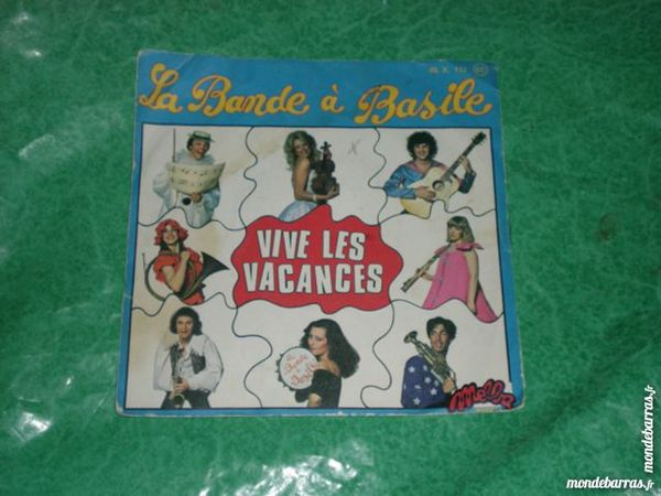 45 tours la bande � Basile � vive les vacances� 1 Saleilles (66)
