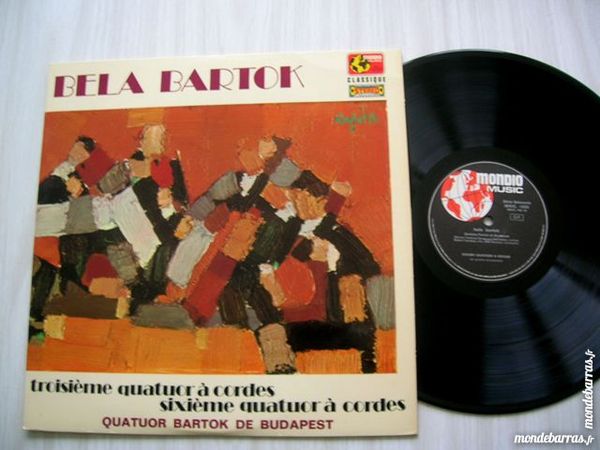 33 TOURS BELA BARTOK 3�me quator � cordes 20 Nantes (44)