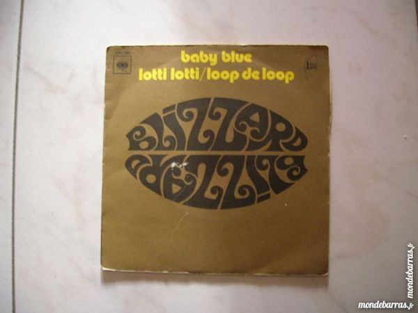 45 TOURS BLIZZARD Baby blue - GLAM ROCK 35 Nantes (44)