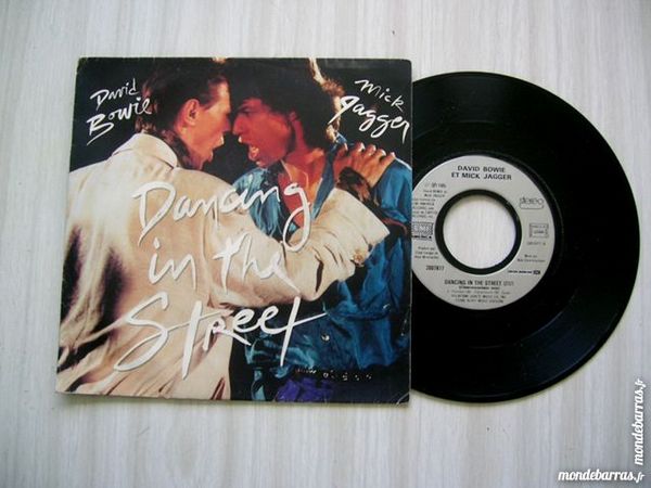 45 TOURS BOWIE/JAGGER Dancing in the street 9 Nantes (44)