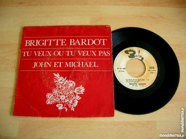 45 TOURS BRIGITTE BARDOT Tu veux ou tu veux pas 7 Nantes (44)