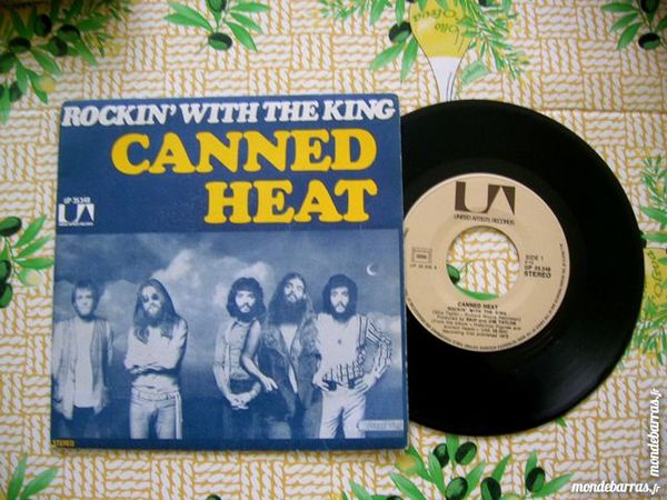 45 TOURS CANNED HEAT Rockin' with the king 17 Nantes (44)