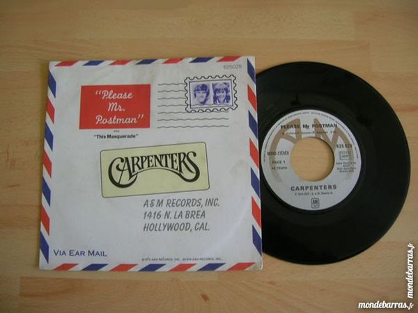 45 TOURS CARPENTERS Please Mr Postman 12 Nantes (44)