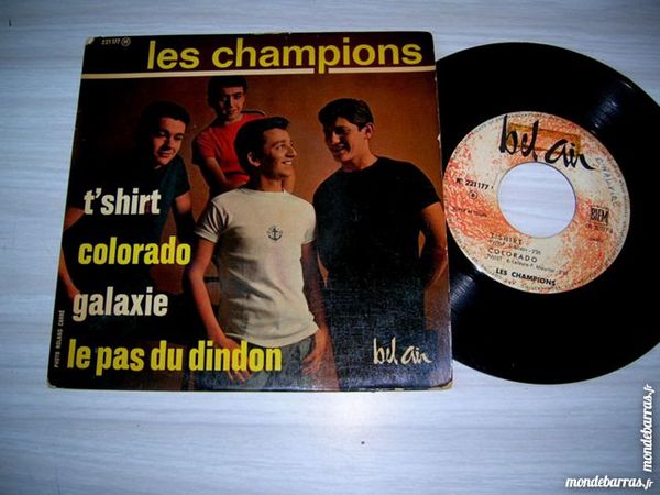 45 TOURS EP LES CHAMPIONS T'Shirt 10 Nantes (44)