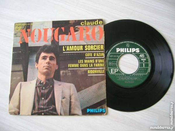 45 TOURS EP CLAUDE NOUGARO L'amour sorcier 20 Nantes (44)