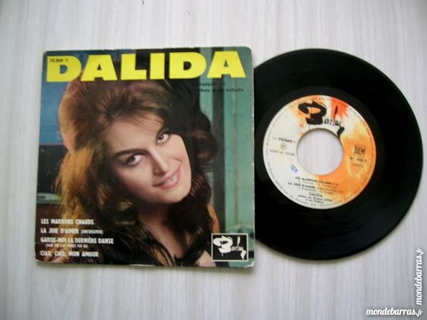 45 TOURS EP DALIDA Les marrons chauds  ORIGINAL 11 Nantes (44)