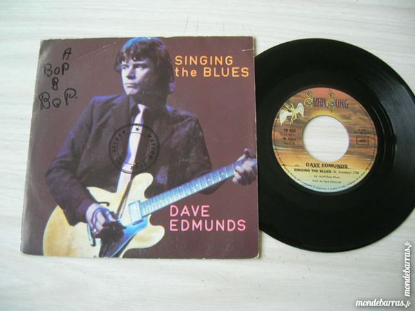45 TOURS DAVE EDMUNDS Singing the blues 8 Nantes (44)