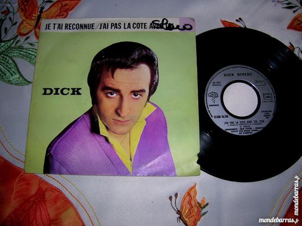 45 TOURS DICK RIVERS Je t'ai reconnue 8 Nantes (44)
