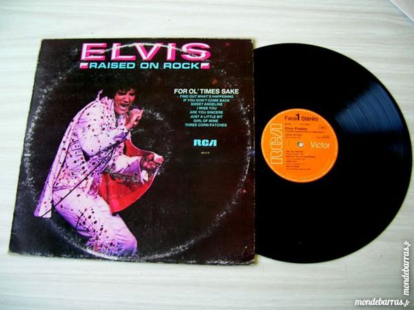 33 TOURS ELVIS PRESLEY Raised on rock 19 Nantes (44)