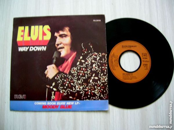 45 TOURS ELVIS PRESLEY Pledging my love 13 Nantes (44)