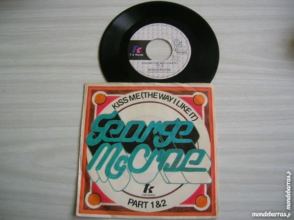 45 TOURS GEORGE Mc CRAE Kiss me(The way I like it) 12 Nantes (44)