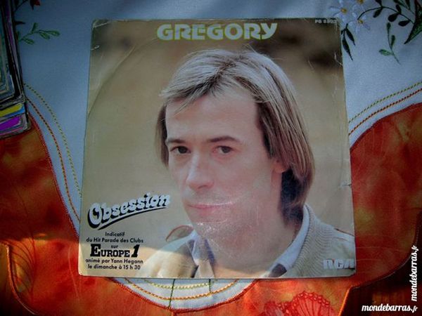 45 TOURS GREGORY Obsession  - EUROPE 1 HIT PARADE 15 Nantes (44)