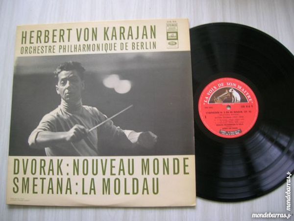 33 TOURS HERBERT VON KAKAJAN Dvorak/Smetana 8 Nantes (44)