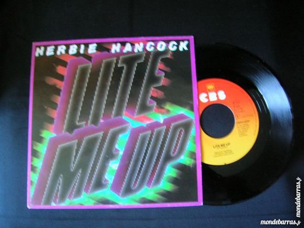 45 TOURS HERBIE HANCOCK Lite me up 13 Nantes (44)