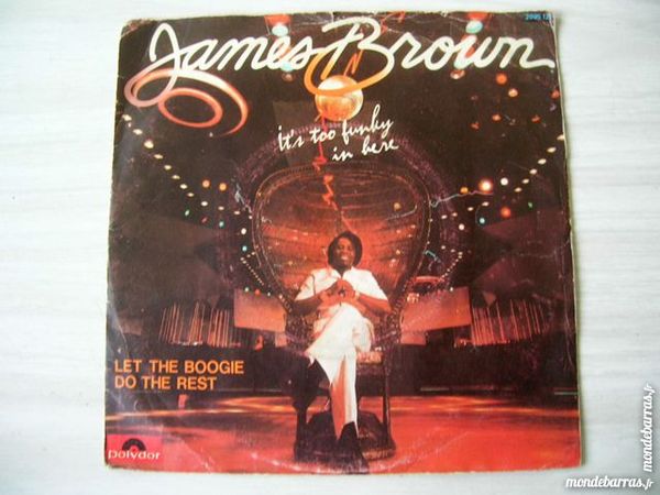 45 TOURS JAMES BROWN It's too funky in here - RARE 15 Nantes (44)