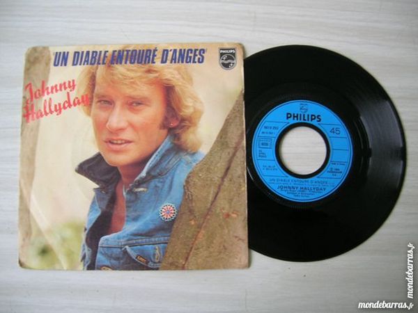 45 TOURS JOHNNY HALLYDAY Un diable entour� d'anges 5 Nantes (44)