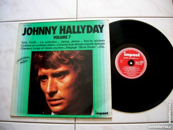 33 TOURS JOHNNY HALLYDAY VOLUME 7 18 Nantes (44)