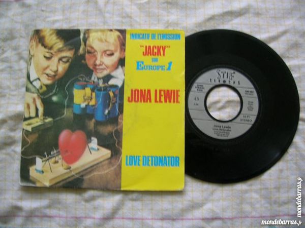 45 TOURS JONA LEWIE Love detonator - Indicatif Europe 9 Nantes (44)