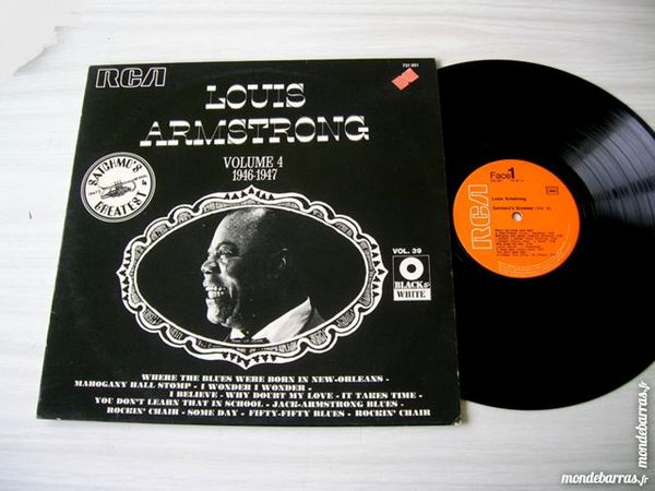 33 TOURS LOUIS ARMSTRONG VOL.4 14 Nantes (44)