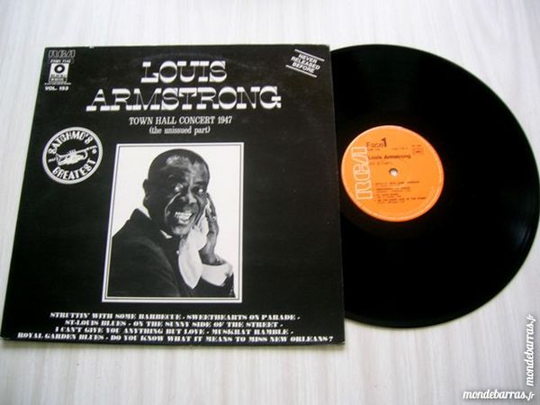 33 TOURS LOUIS ARMSTRONG Town Hall Concert 1947 14 Nantes (44)