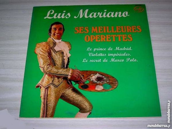33 TOURS LUIS MARIANO Ses meilleures op�rettes 7 Nantes (44)