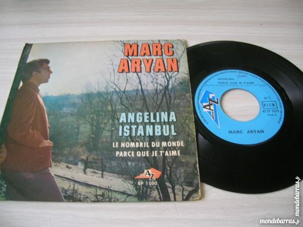 45 TOURS EP MARC ARYAN Angelina 25 Nantes (44)