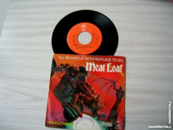 45 TOURS MEAT LOAF All revived up with no place to go 6 Nantes (44)