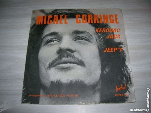 45 TOURS MICHEL CORRINGE Kerouac Jack 15 Nantes (44)