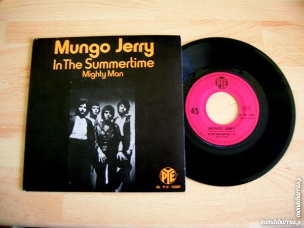 45 TOURS MUNGO JERRY In The Summertime 8 Nantes (44)