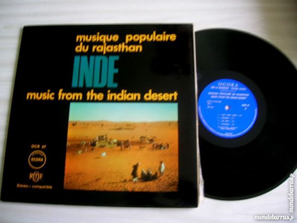 33 TOURS MUSIQUE DU RAJASTHAN - Inde - DEBEN BHAT 45 Nantes (44)