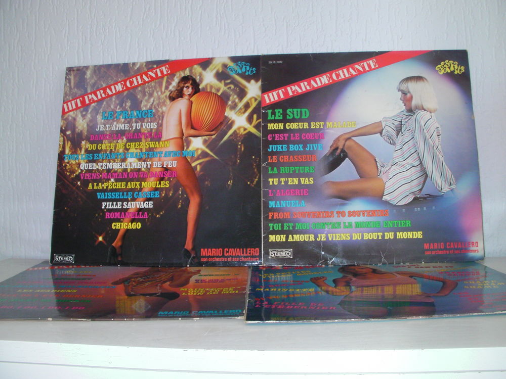 33 tours HIT PARADE CHANTES - Mario CAVALLERO 4 Saint-Etienne (42)