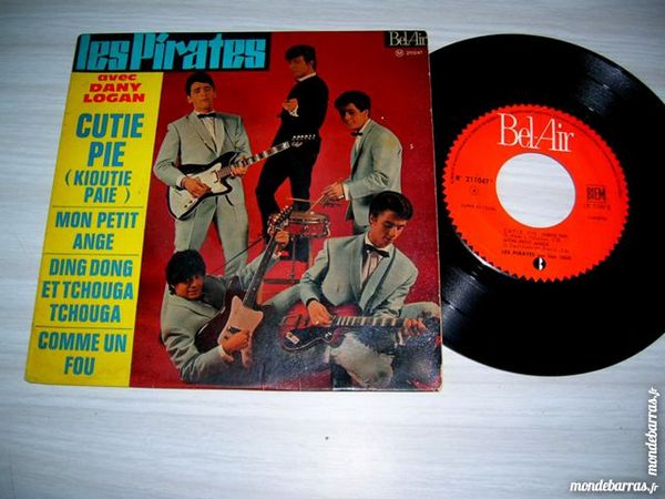 45 TOURS LES PIRATES avec DANY LOGAN Cutie pie 9 Nantes (44)