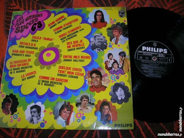 33 TOURS LES PLUS GRANDS SUCCES 68  - JOHNNY/GAINS - 25 Nantes (44)