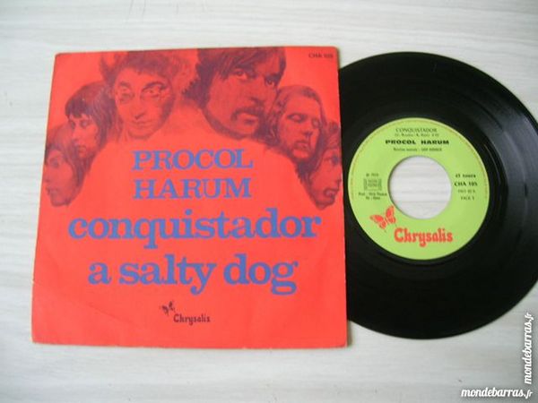 45 TOURS PROCOL HARUM Salty dog 8 Nantes (44)