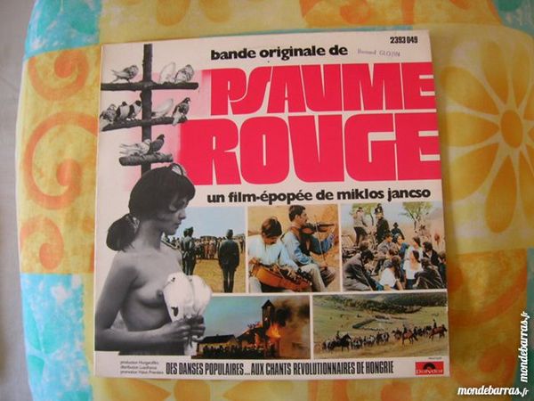 33 TOURS PSAUME ROUGE - Musique du Film de Jancso 65 Nantes (44)