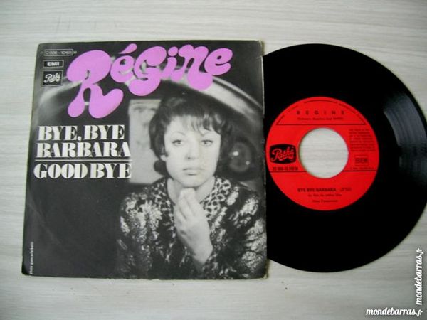 45 TOURS REGINE Bye, bye Barbara 8 Nantes (44)