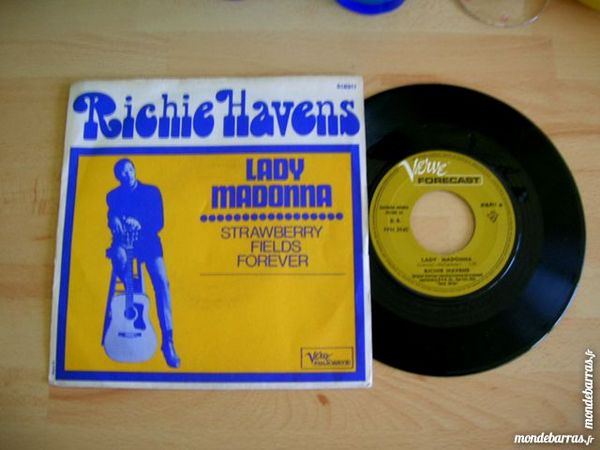 45 TOURS RICHIE HAVENS Lady Madonna - BEATLES SONG 11 Nantes (44)