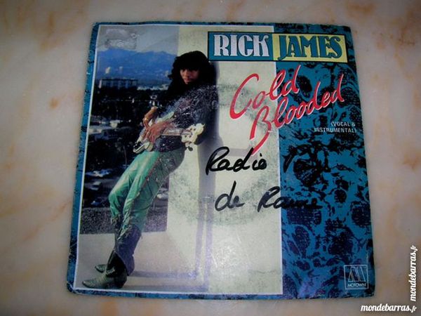 45 Tours RICK JAMES Cold Blooded - 5 Nantes (44)