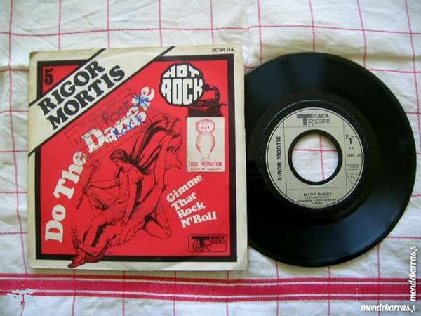 45 TOURS RIGOR MORTIS Do the dangle (J.Entwistle) 8 Nantes (44)