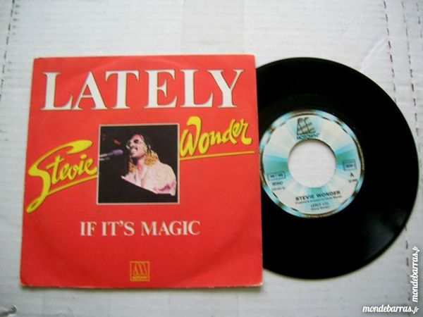 45 TOURS STEVIE WONDER Lately 7 Nantes (44)