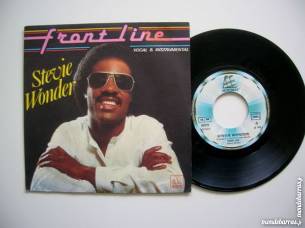 45 TOURS STEVIE WONDER Front Line 9 Nantes (44)